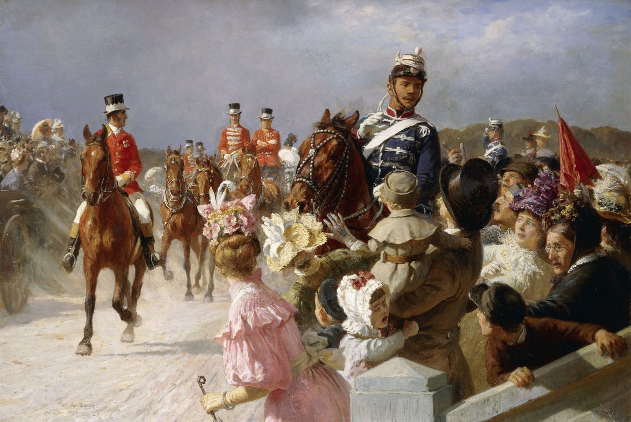 Kongen kommer, 1898 av Otto Bache