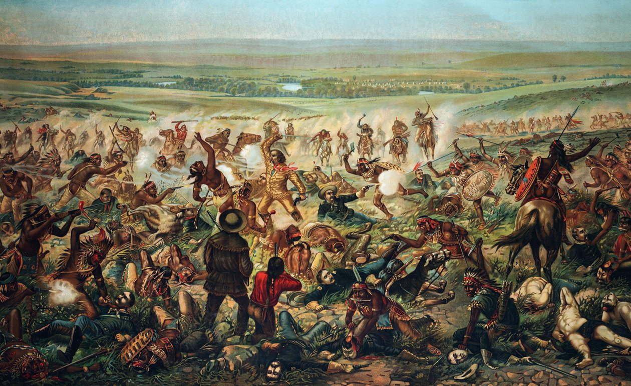 Custers siste stand. Den store Sioux-krigen i 1876. av Otto Becker