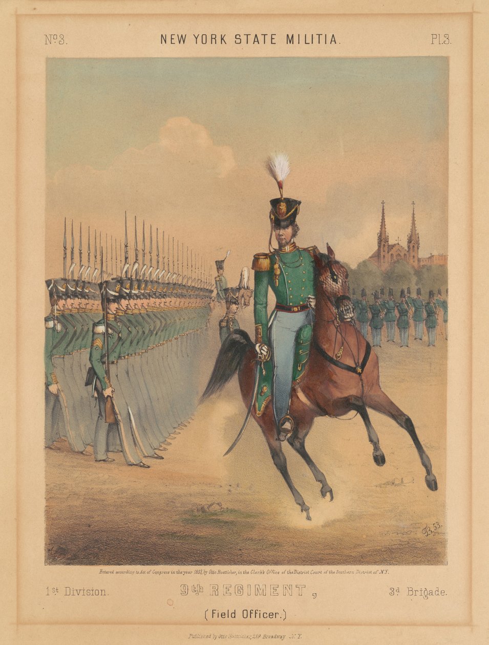 New York State Militia, 1. divisjon, 9. regiment, 3. brigade av Otto Boetticher