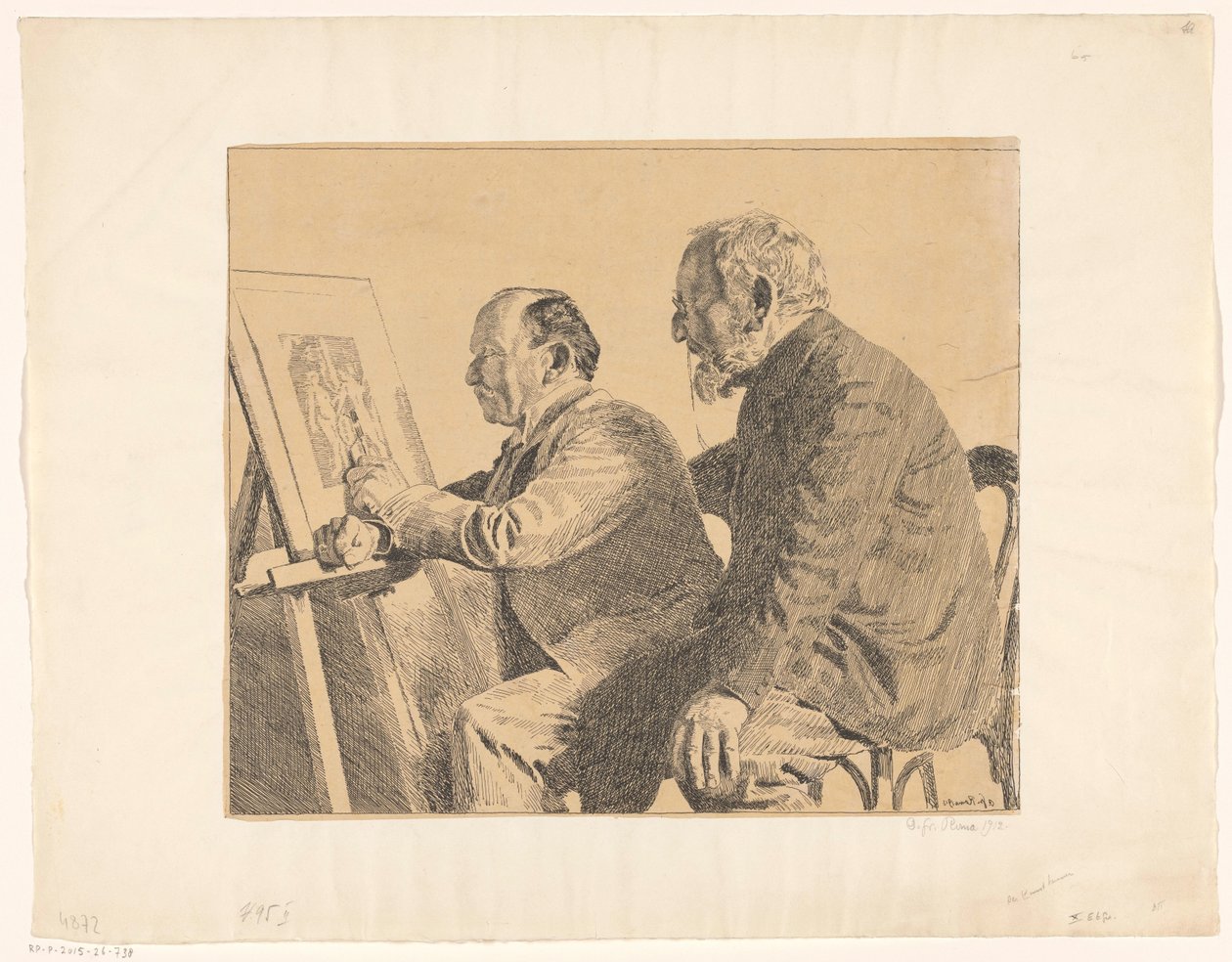 Kunstkjennere av Otto Greiner (signed by artist)