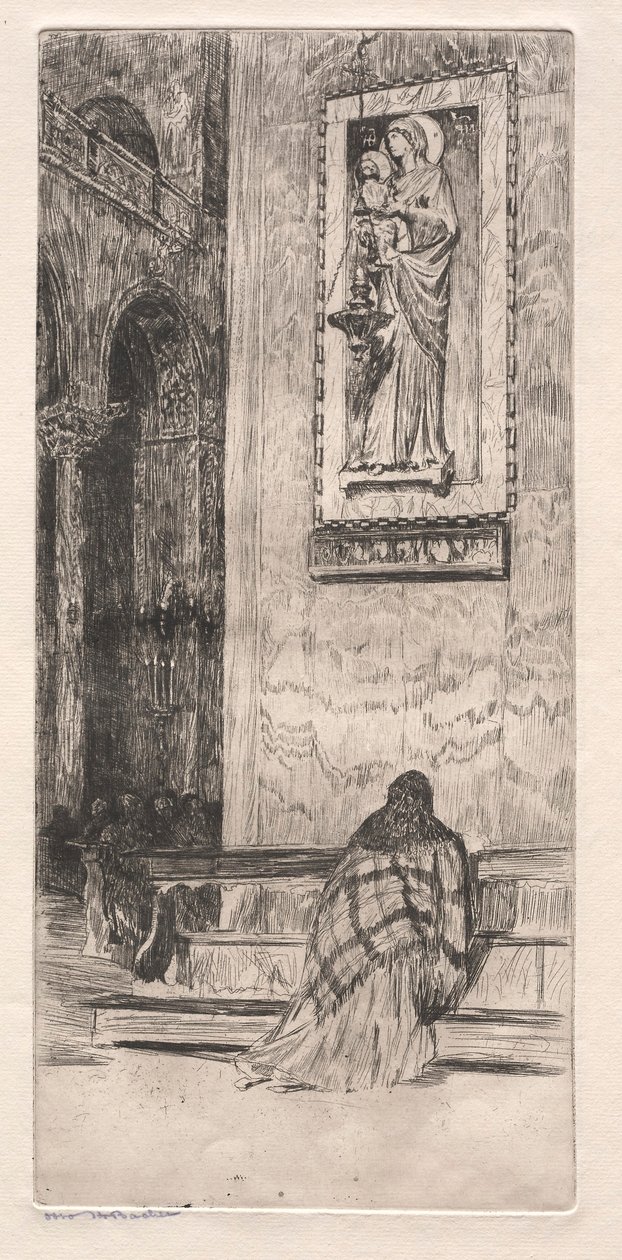 Etsninger av Venezia: St. Marks, 1800-tallet. av Otto H. Bacher