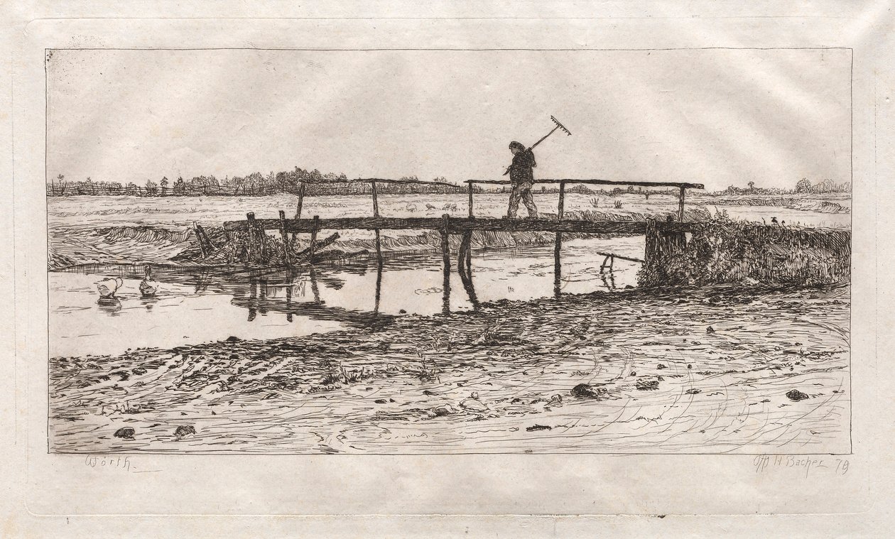 Gangbro, Worth, 1879. av Otto H. Bacher