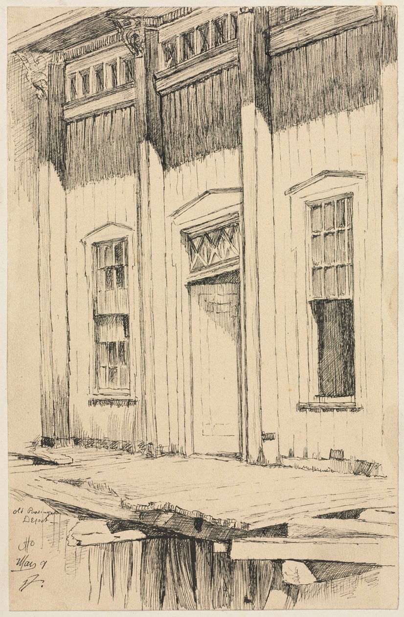 Old Passenger Depot, Cleveland. av Otto H. Bacher