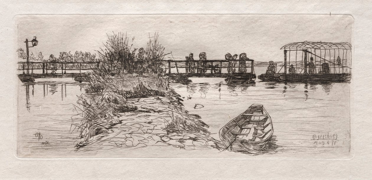 Regensburg, 1879. av Otto H. Bacher