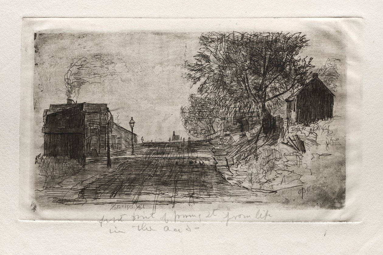 Spring Street, 1878. av Otto H. Bacher