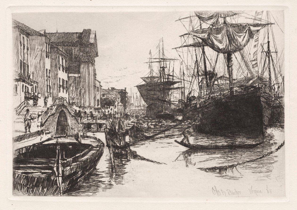 Venezia, 1880. av Otto H. Bacher