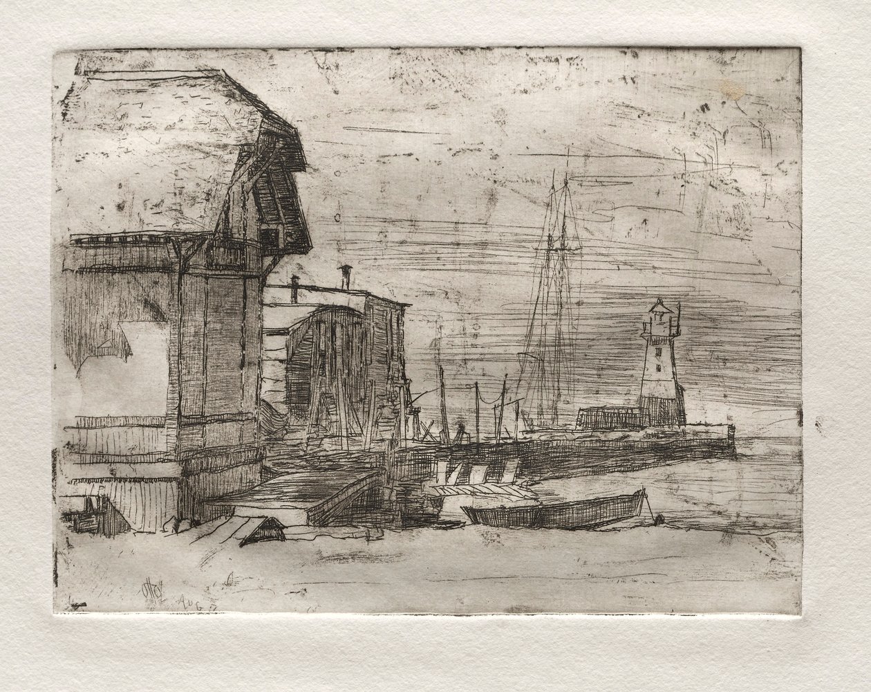 West Pier, 1878. av Otto H. Bacher