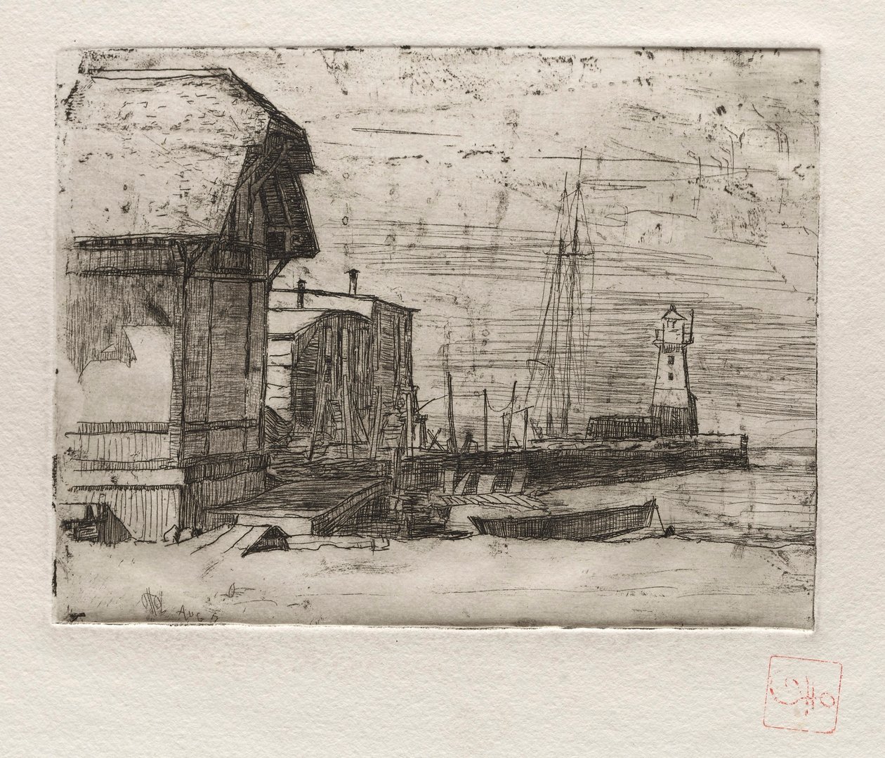 West Pier 1878, 1878. av Otto H. Bacher