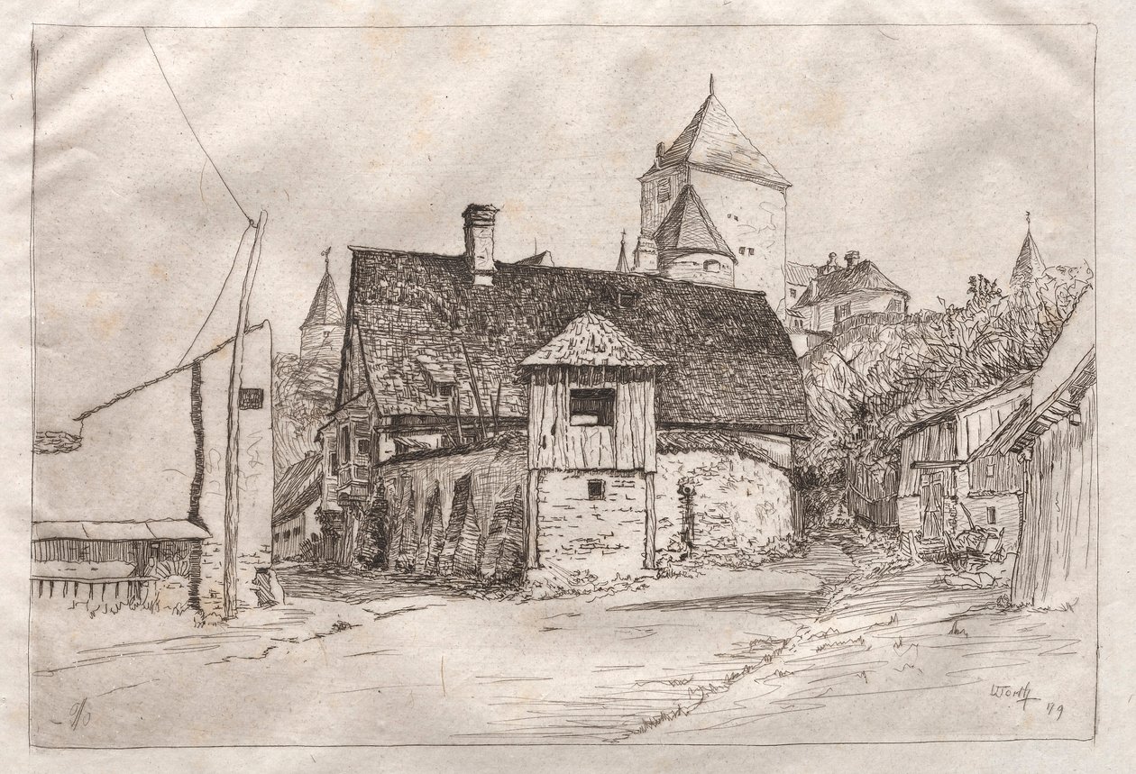 Verdt: A Lane, 1879. av Otto H. Bacher