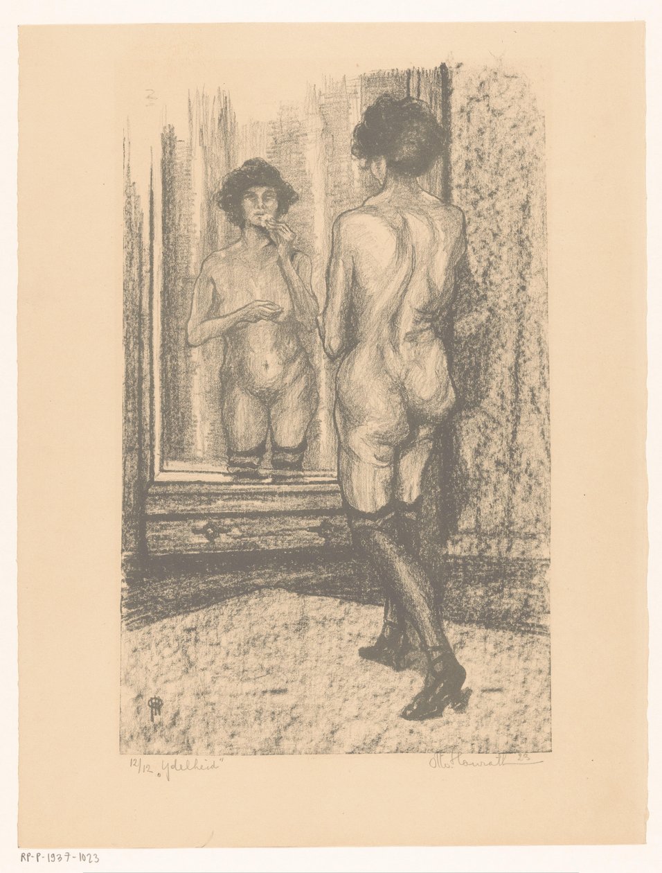 Vanity (original tittel på objekt) av Otto Hanrath (signed by artist)