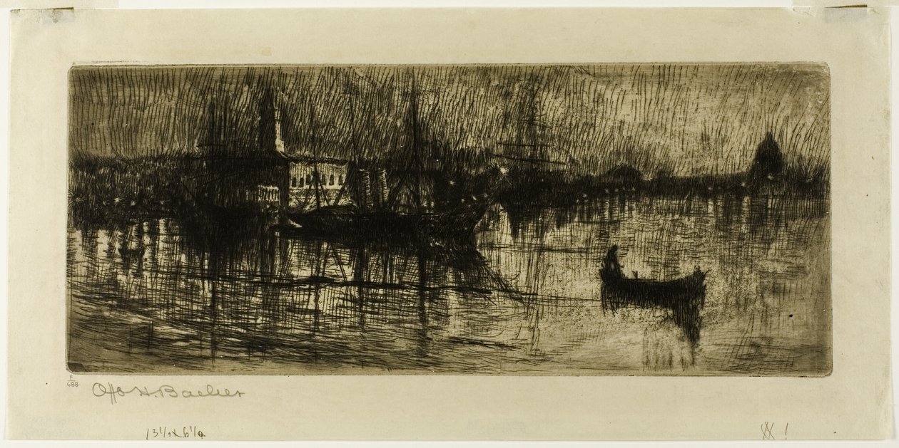 Regnfull natt av Otto Henry Bacher