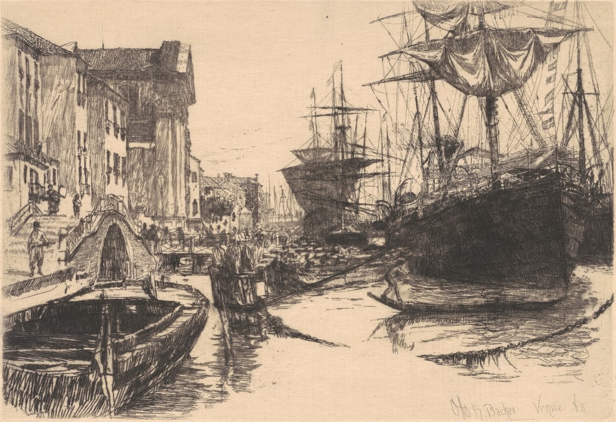Venezia av Otto Henry Bacher