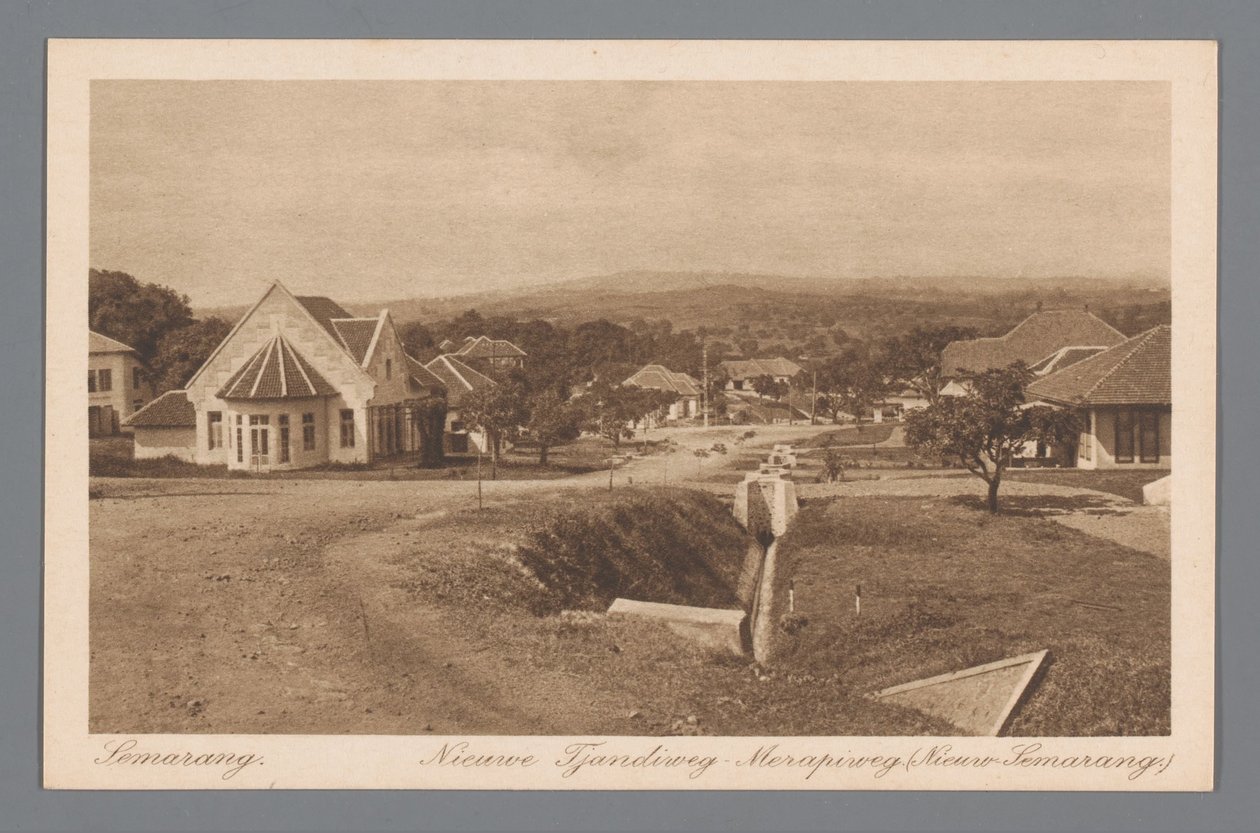 semarang. Ny Tjandiweg-Merapiweg. (Ny Semarang) av Otto Hisgen