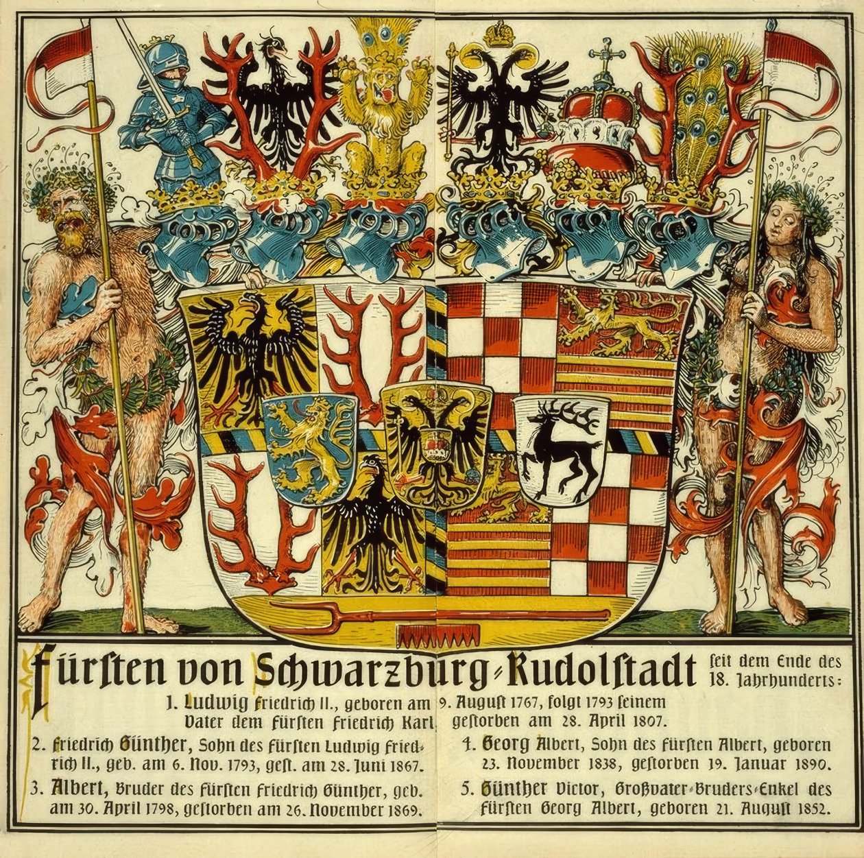 Prins av Schwarzburg-Rudolstadt av Otto Hupp