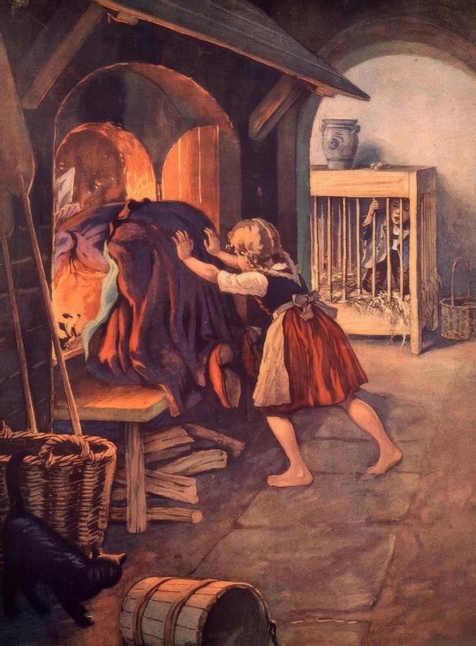 Hans og Grete av Otto Kubel