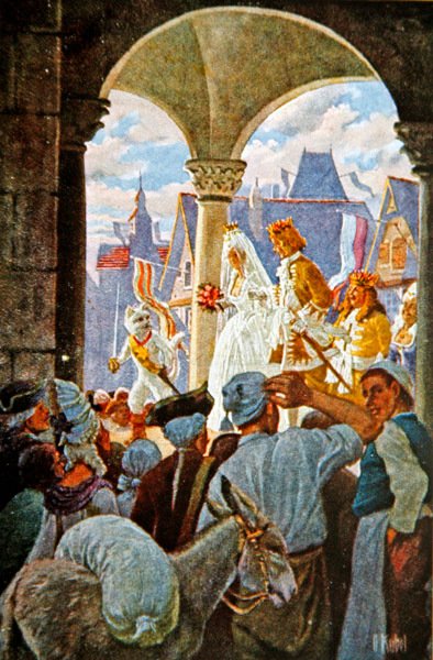 The Marriage of the Marquis of Carabas and the Princess, illustrasjon fra 