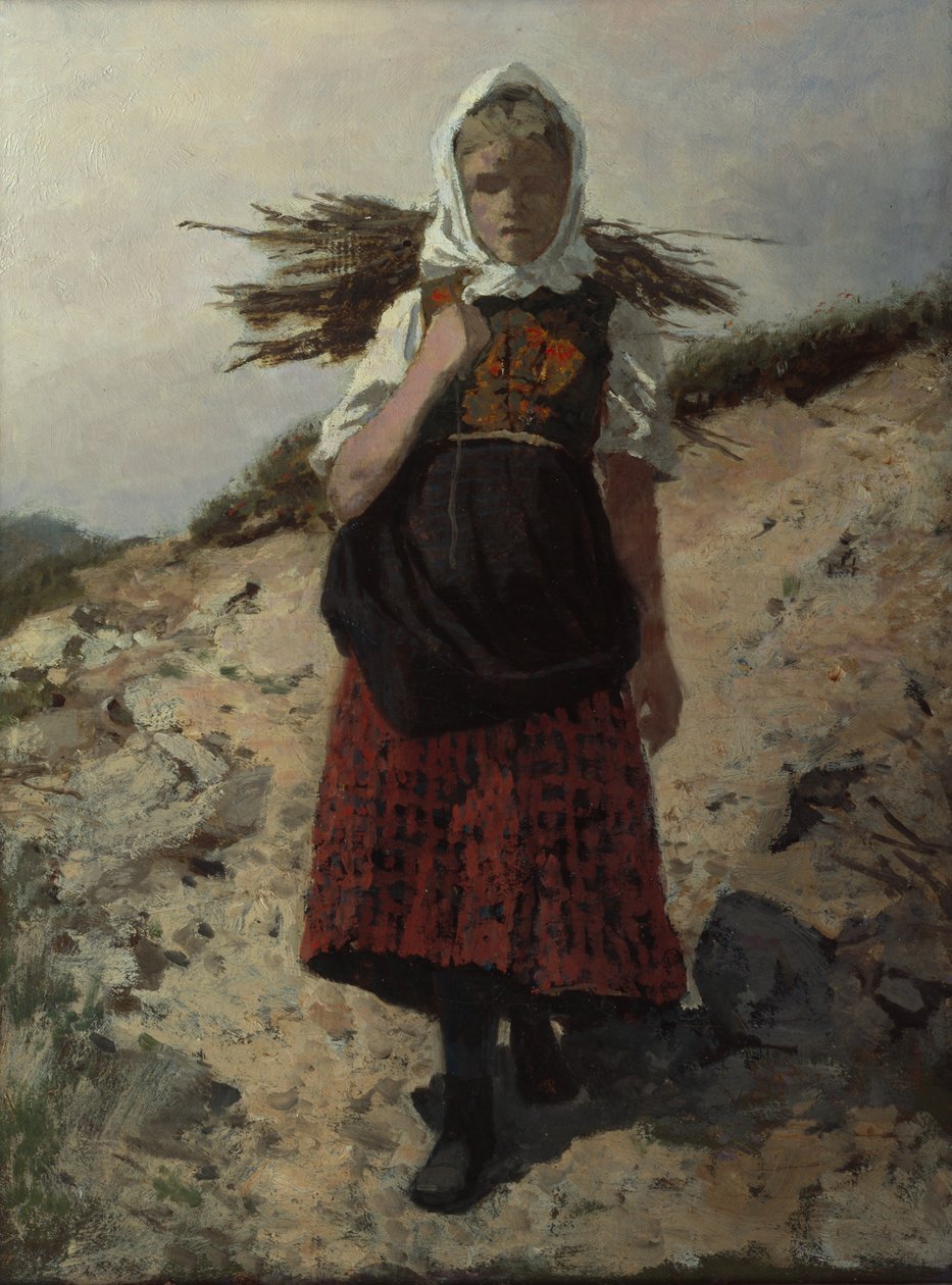 Ved samlet (olje på lerret) av Otto Ludvig Sinding