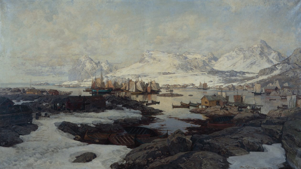 From Svolvær av Otto Ludvig Sinding
