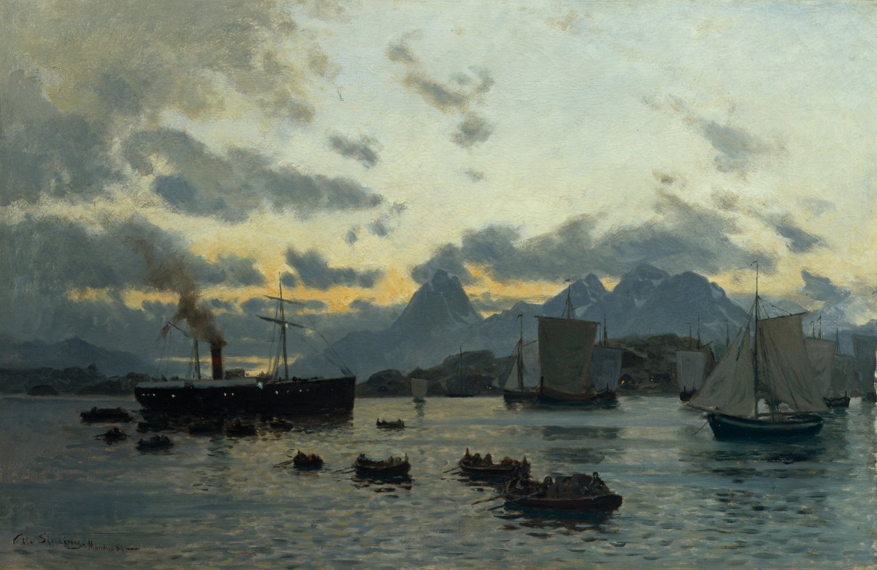 Hurtigruten av Otto Ludvig Sinding