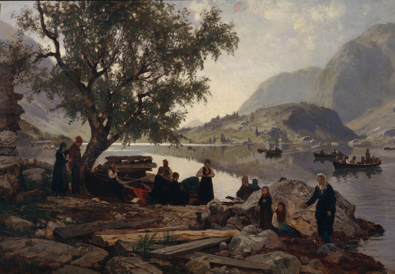 En del av fjorden av Otto Ludvig Sinding