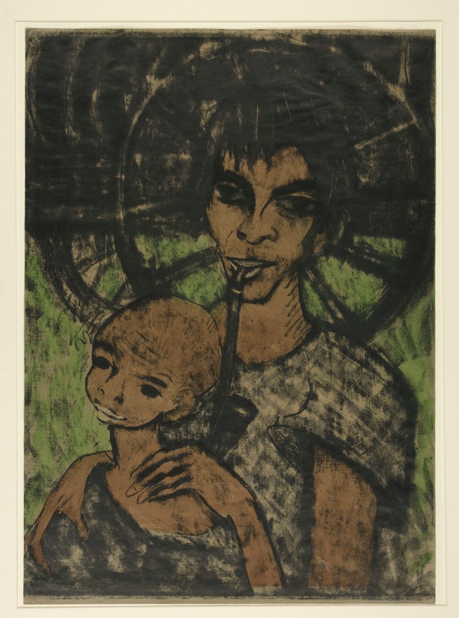 Sigøyner Madonna av Otto Mueller