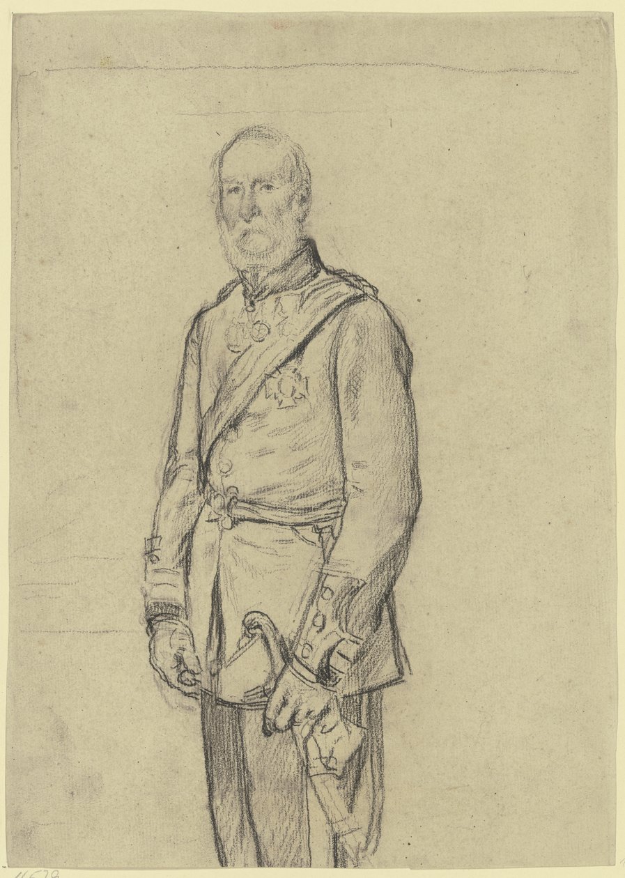 Portrett av general viscount Templetown av Otto Scholderer