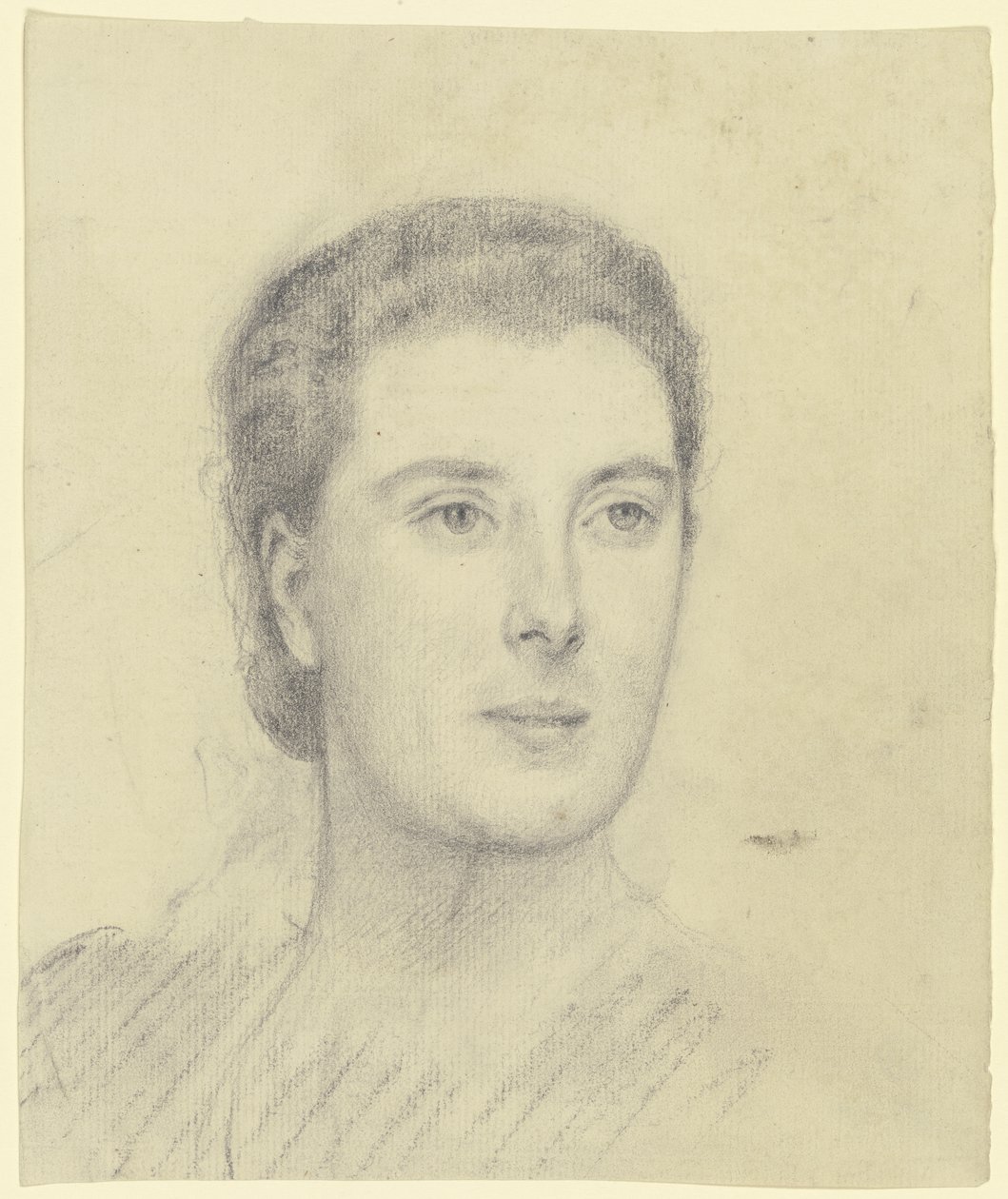 Portrett av en dame (Margret Freebody?) av Otto Scholderer