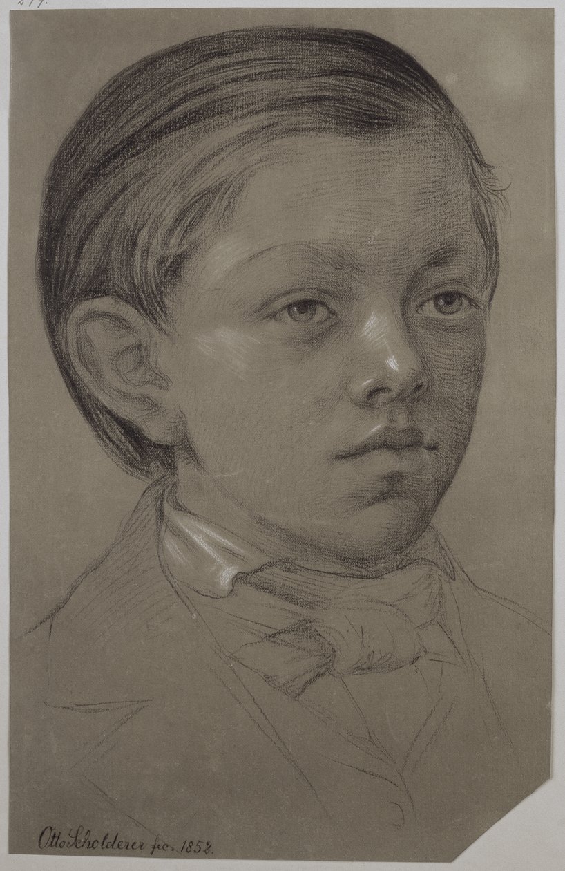 Barneportrett av Wilhelm Amandus Beer av Otto Scholderer