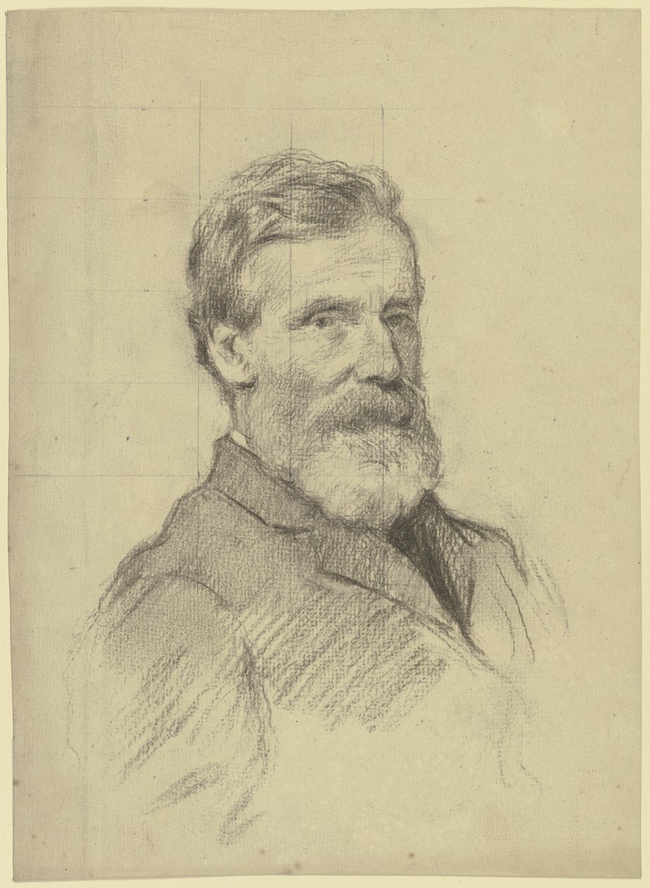 Portrett av dr. George Bird (?) av Otto Scholderer