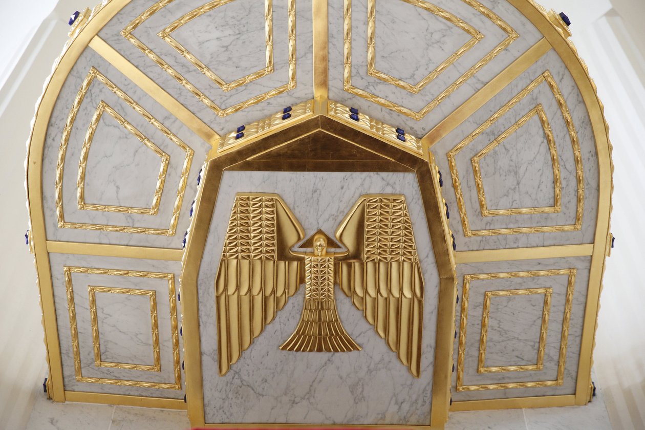 Holy Spirit Am Steinhof kirke (kirke Leopold), Wien, Østerrike (bilde) av Otto Wagner