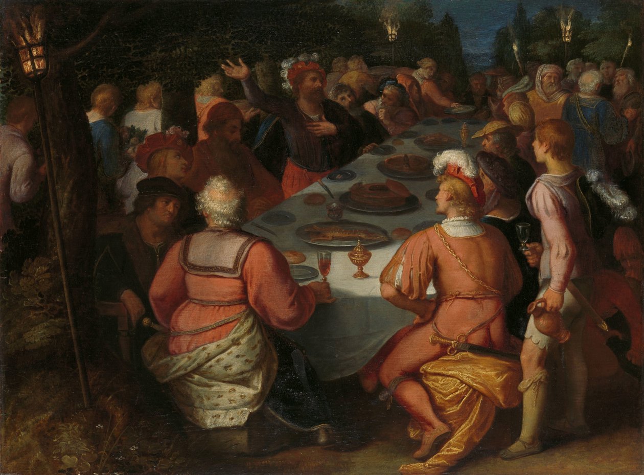 Konspirasjonen til Julius Civilis og bataverne i en hellig lund Konspirasjonen til Claudius Civilis og bataverne i Schakerbos en av en serie på tolv om batavernes opprør mot romerne av Otto van Veen