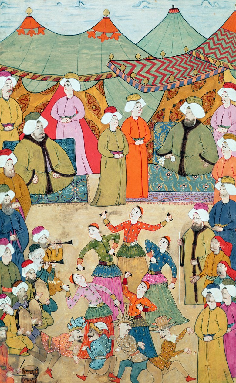 En dans til glede for Sultan Ahmet III (1673-1736) fra 