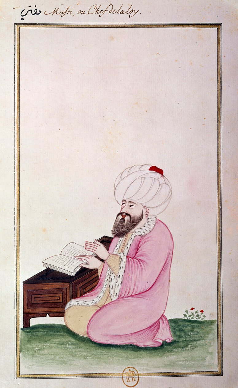 Ottomansk kunst: Jusssjef. Utskrifter fra et manuskript av Ottoman School
