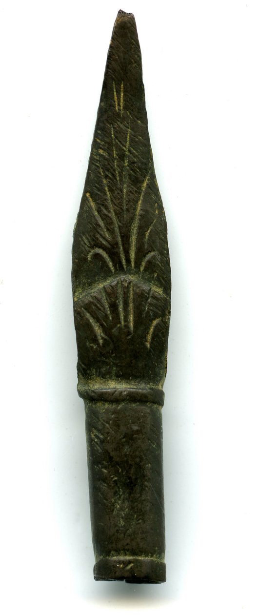 Ottomansk skrivepenn, funnet under arkeologiske utgravninger i Egypt: skrift med blekk av Ottoman School
