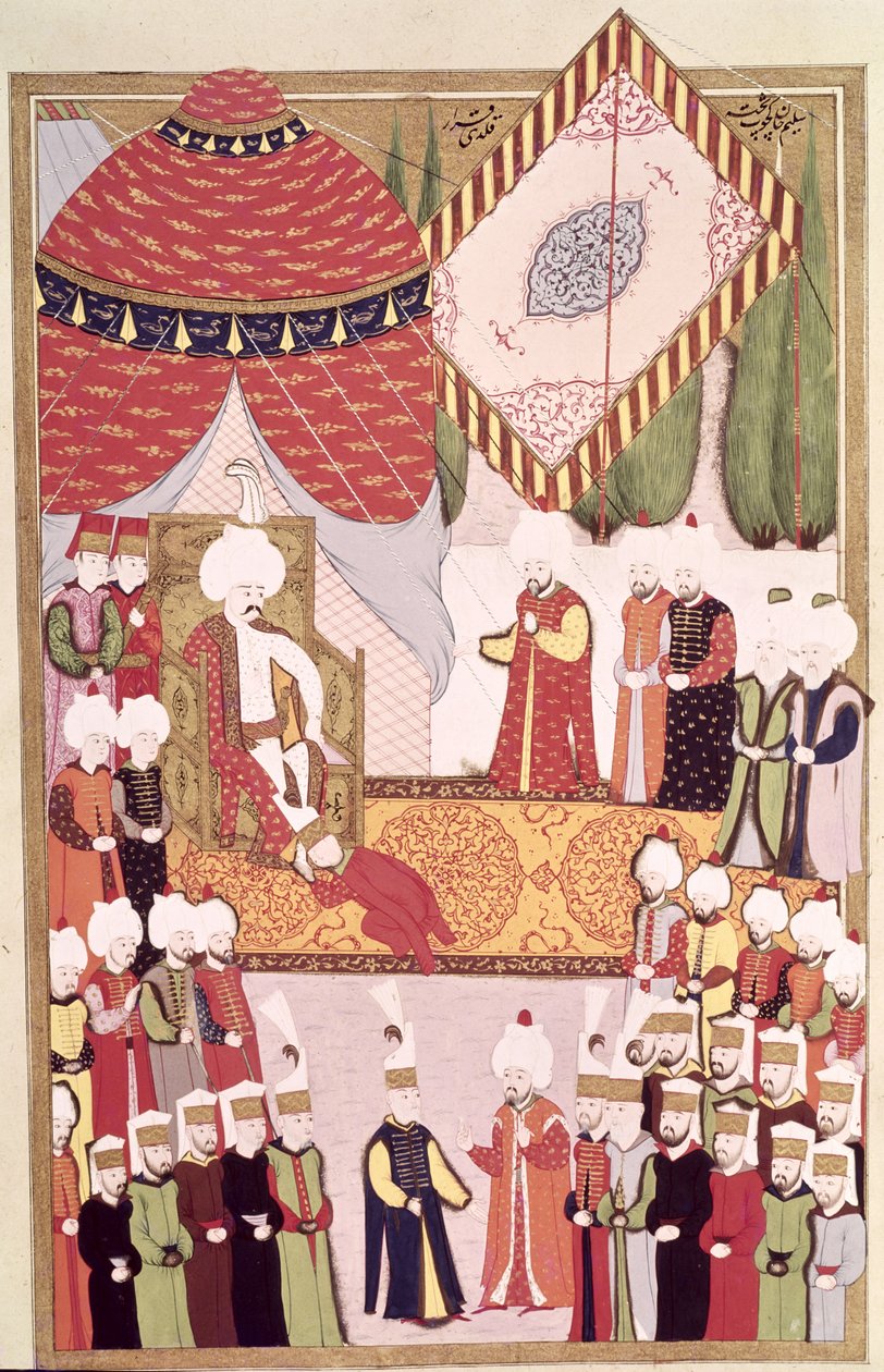 Kroningen av Sultan Selim I (1466-1520) fra 