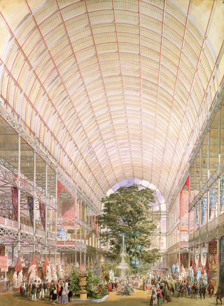 Stor utstilling fra 1851. Utsmykning av tverrskipet av Owen Jones