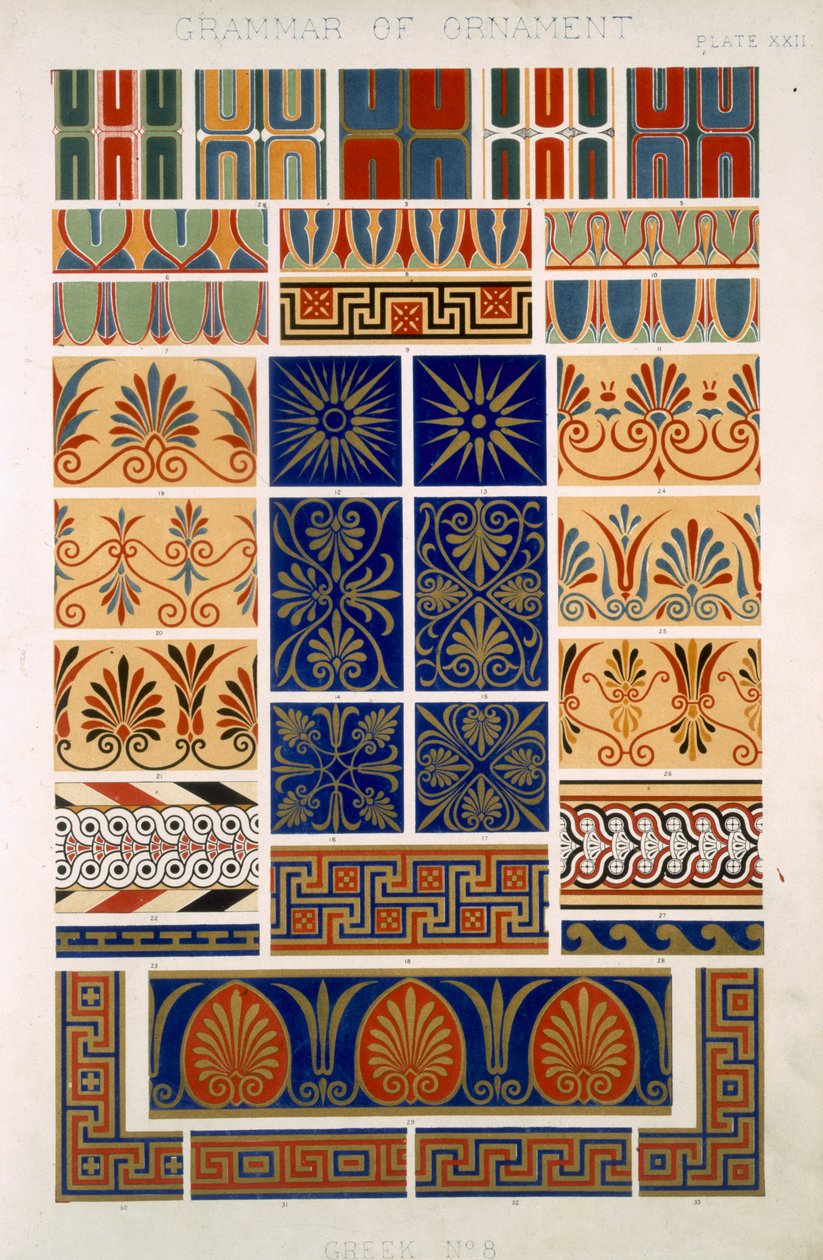 Gresk nr. 8, plate XXII, fra 