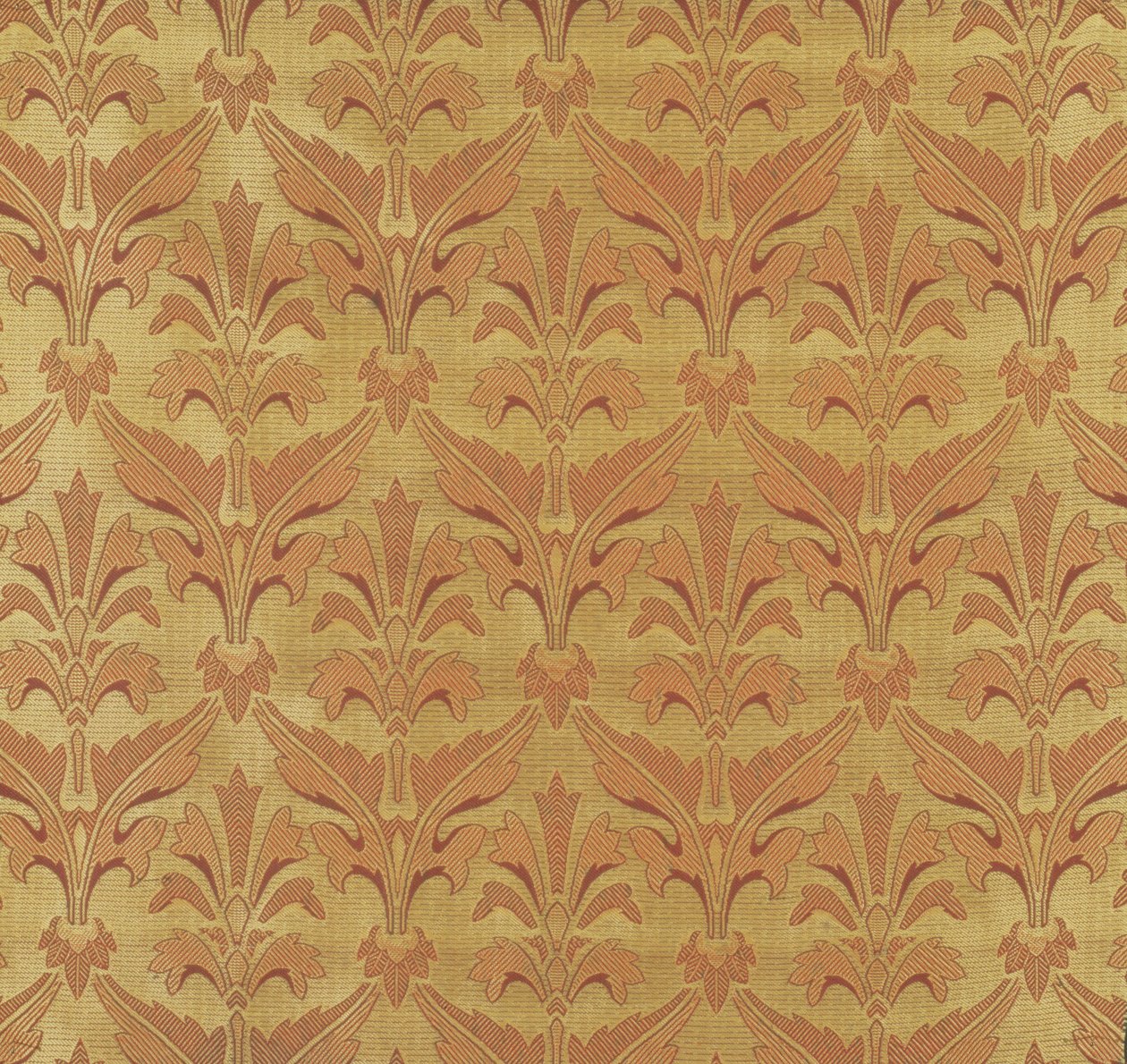 Italiensk, laget av Warner, Sillet & Ramm, designet ca. 1870 (jacquardvevet silke) av Owen Jones