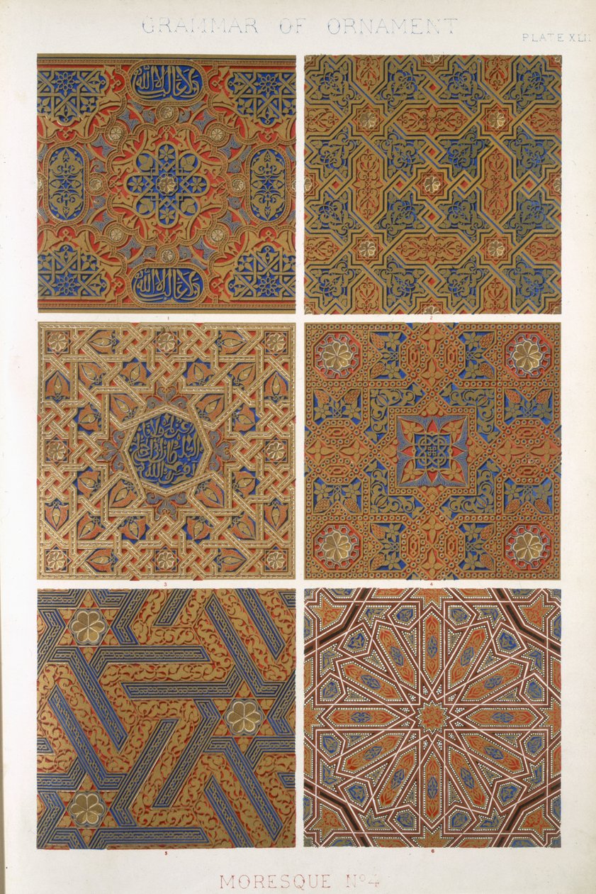 Moresque No 4, Plate XLII, fra 