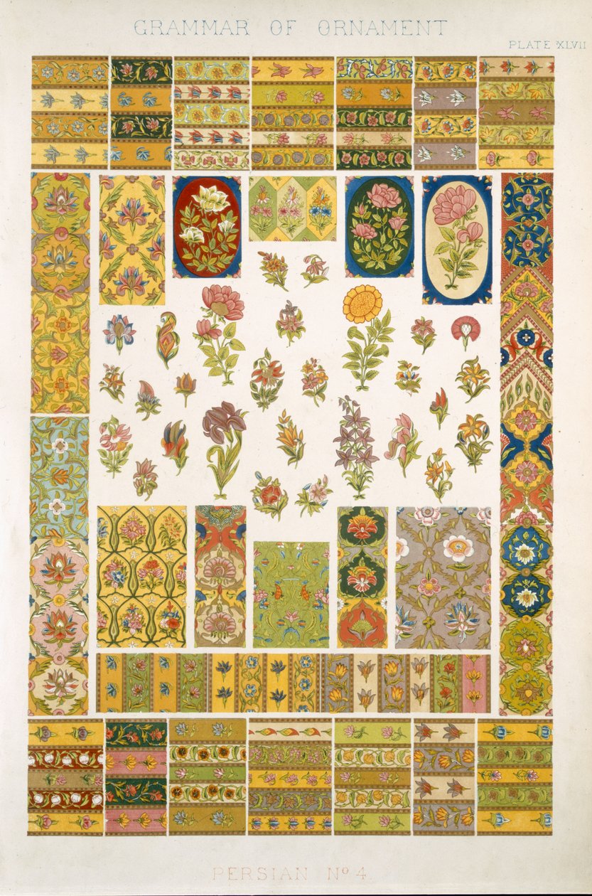 Persisk nr. 4, plate XLVII. fra 