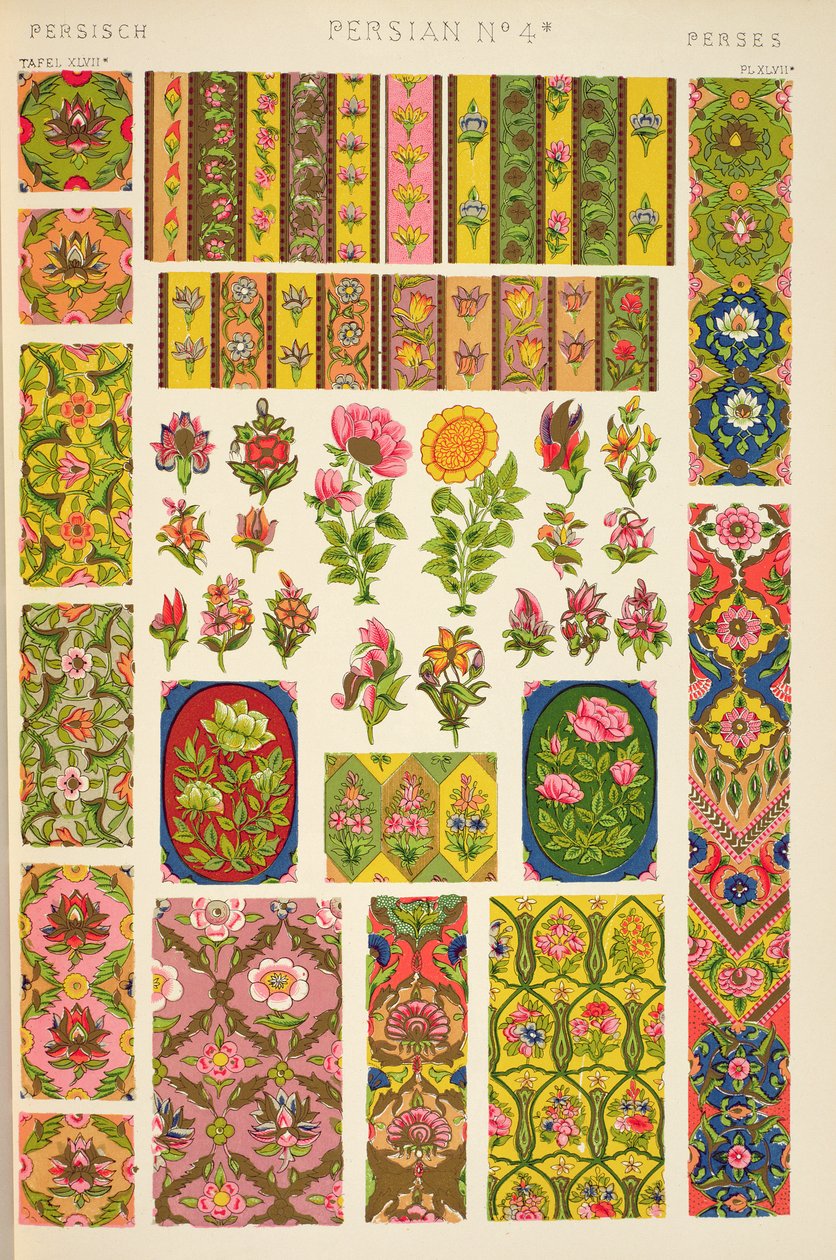 Persisk ornament fra Ch XI Plate XLVII av 