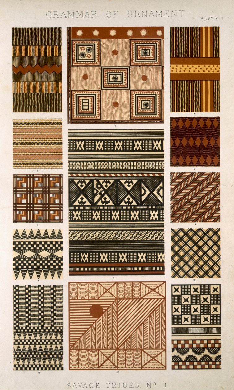 Savage Tribe No 1, Plate 1, fra 