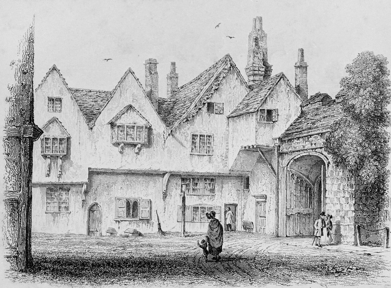 Cheney Court Winchester, ca. 1830 av Owen Brown Carter
