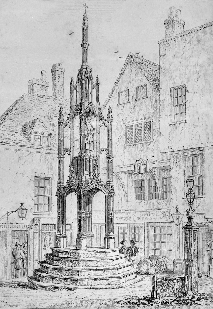 City Cross Winchester, ca. 1830 av Owen Brown Carter