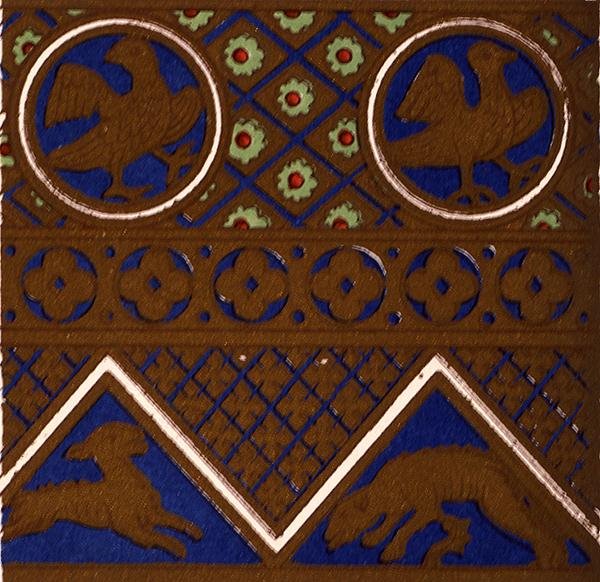 Bysantinsk ornament fra en emaljert kiste fra 
