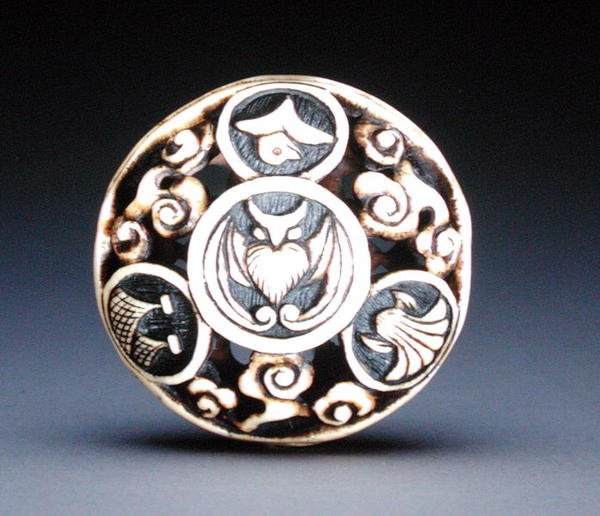 Netsuke, ca. 1870 (se 195483) av Ozaki Kokusai