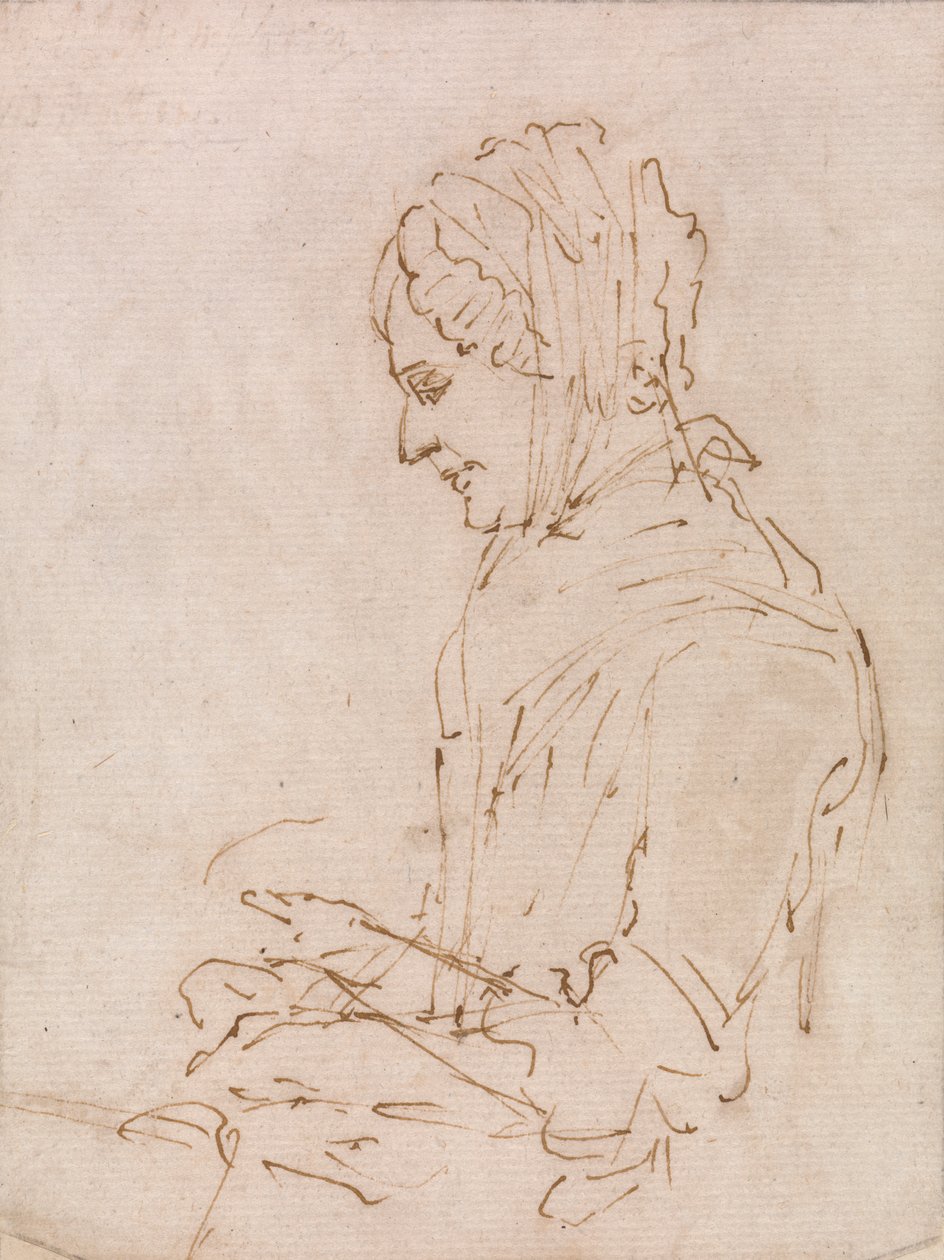 Studie av kunstnerens morsøm av Ozias Humphry