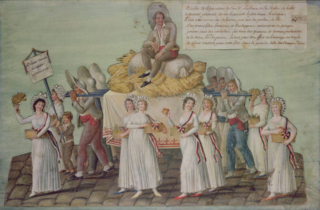 Landbruksfesten i 1796 i Paris av P. A. and J.B. Lesueur