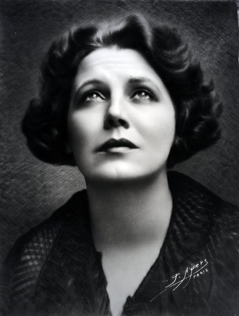 Portrett av Damia (1889–1978) av P. Apers