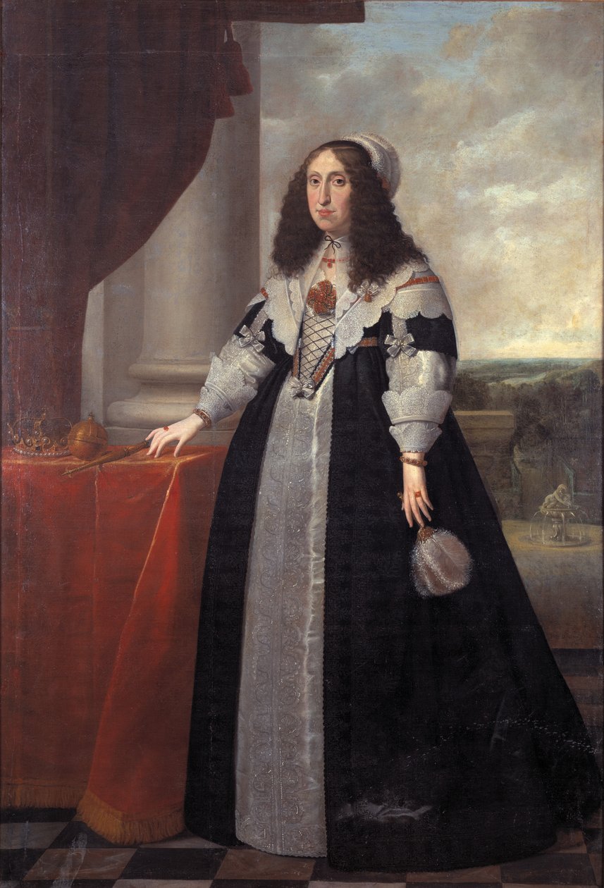 Cecilia Renata av Østerrike, dronning av Polen, 1643 av P. Danckerts